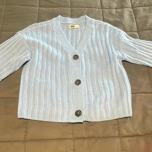 SO Baby Blue Cardigan